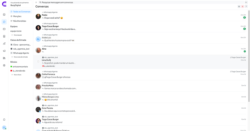 Análise de atendimento